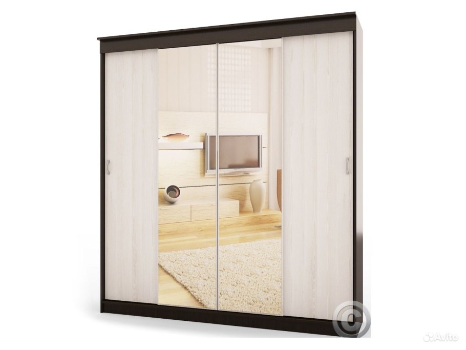 Шкаф-купе "Миллениум р-2х+1"