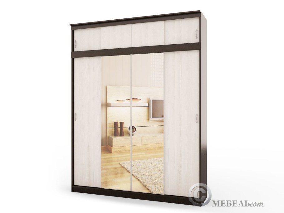 Шкаф Миллениум 2 с антресолью