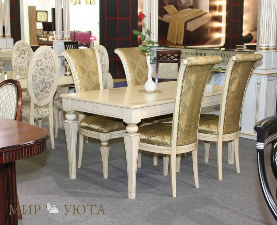 Обеденная группа Беатриче New/гольфи белый