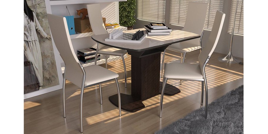 Обеденная группа (стол MK-1607iv стул MK-1698-IV 4 шт.)