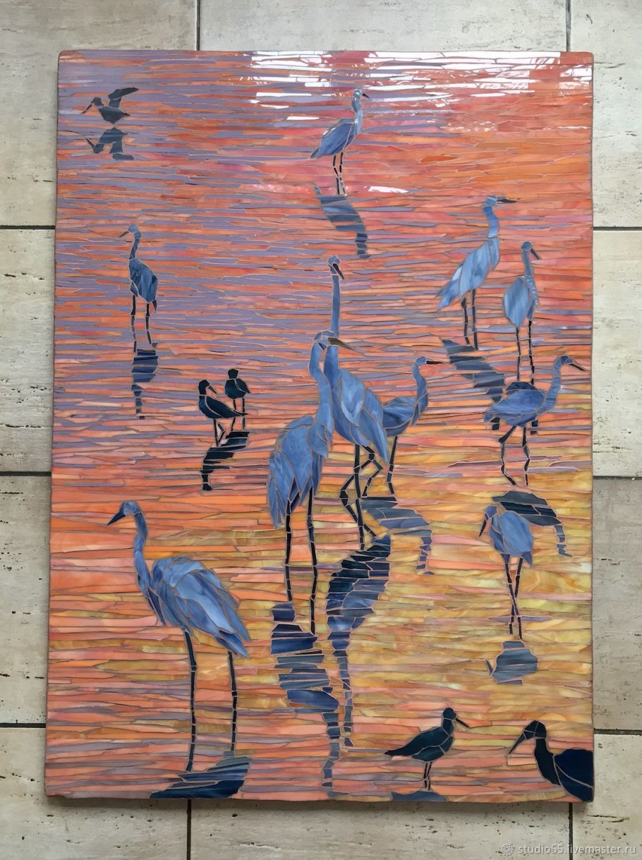 Декорация на стену Журавли