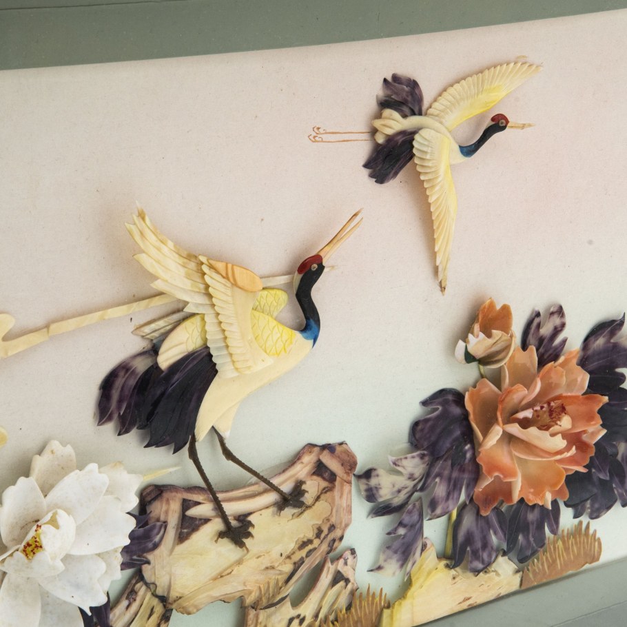 Леонид Ким барельефы птицы