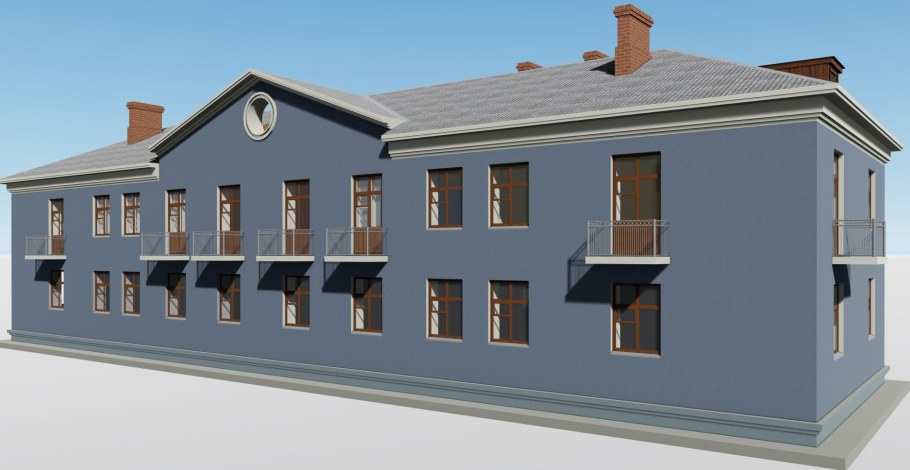 Сталинка 3д Вархаус