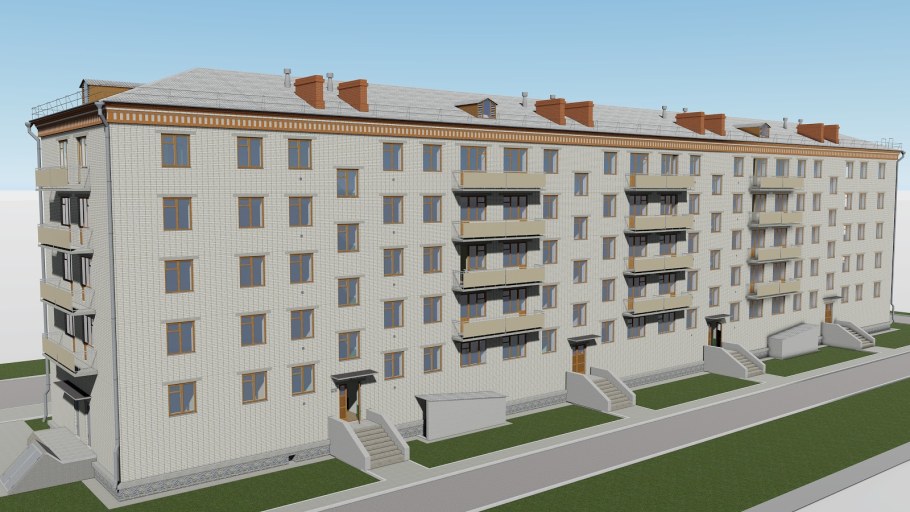 Панельный дом 1-447