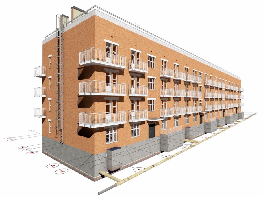 5 Этажное здание проект