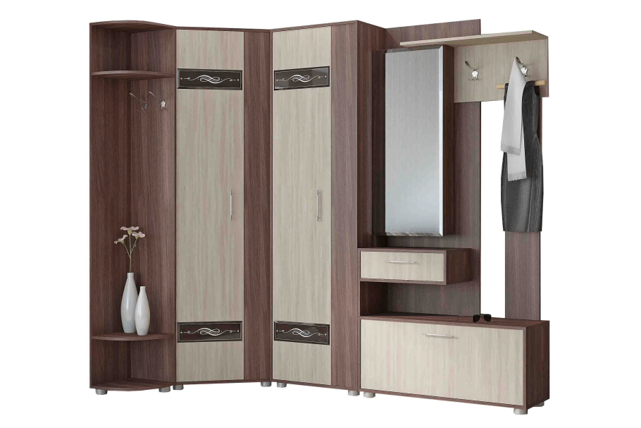 Прихожая Инфинити секция с зеркалом HP-03