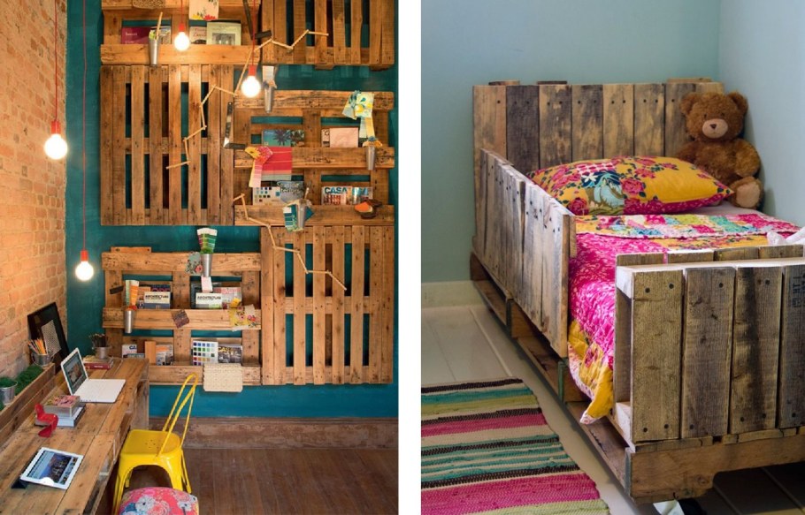 Детская мебель из поддонов