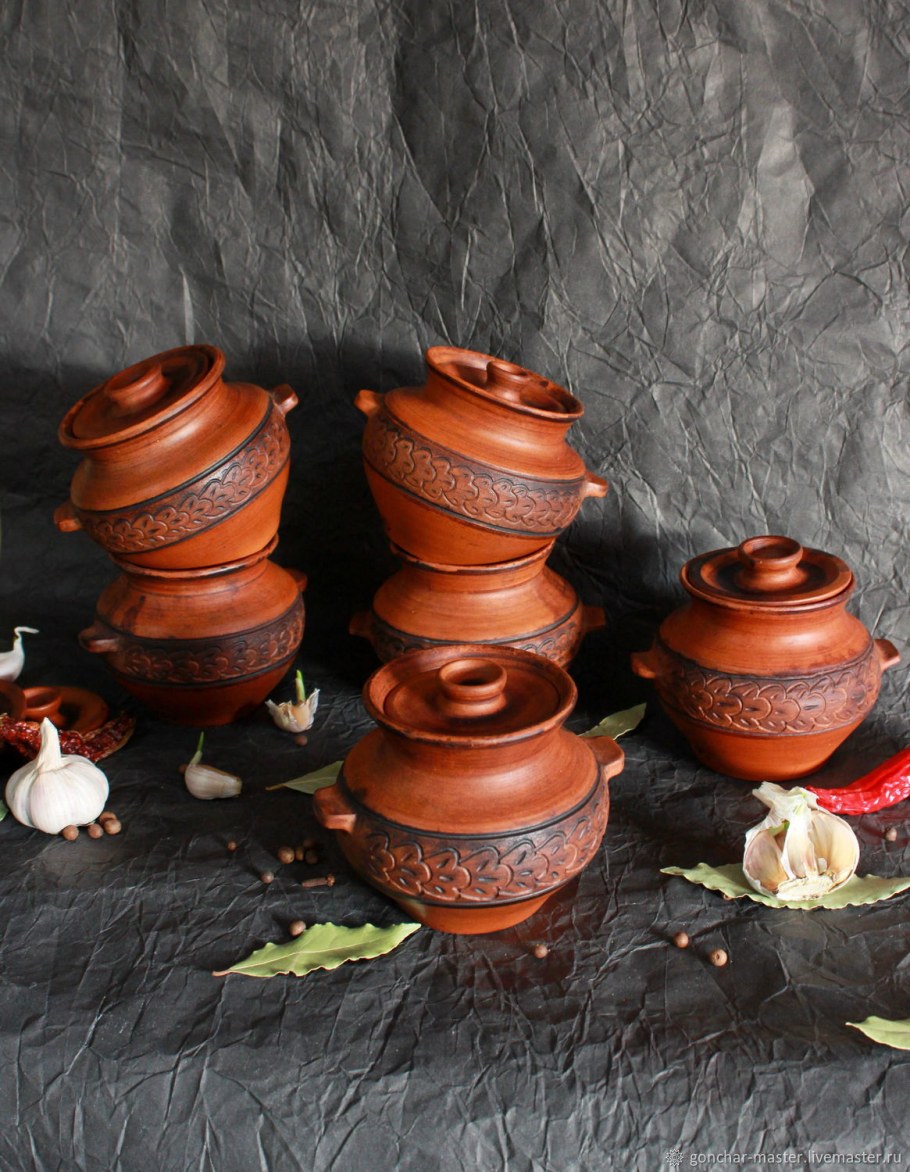 Глиняная посуда Борисов чугунок