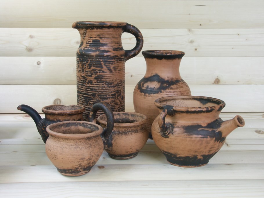 Терракотовая посуда