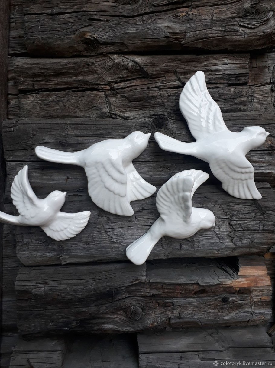 Гипсовые птицы