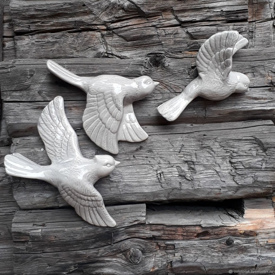 Птицы из керамики