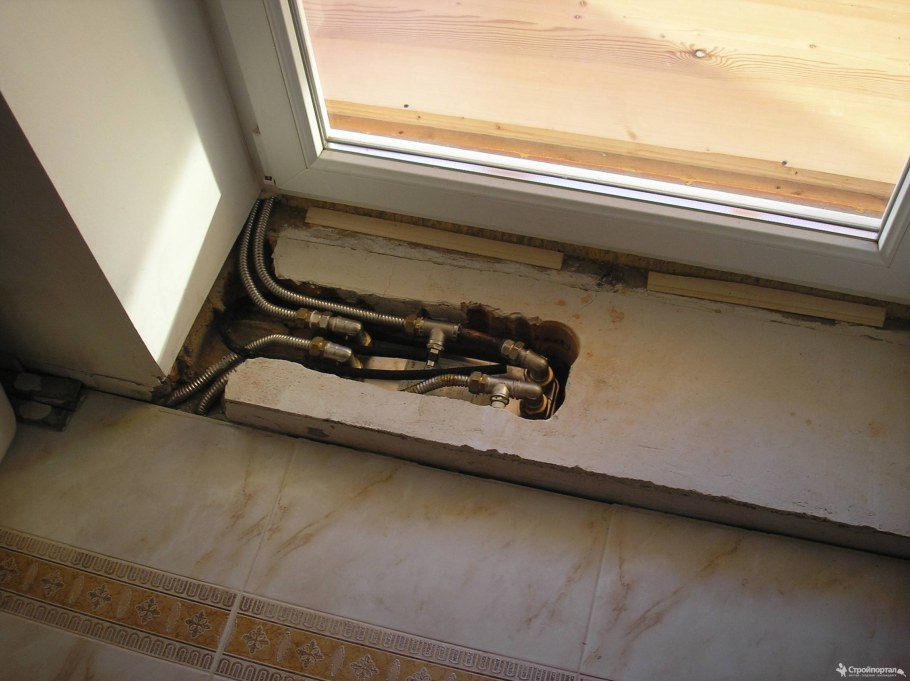 Водяное отопление на балконе