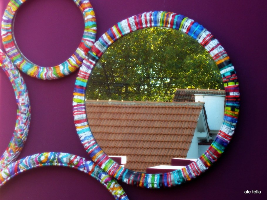 Зеркало из покрышки