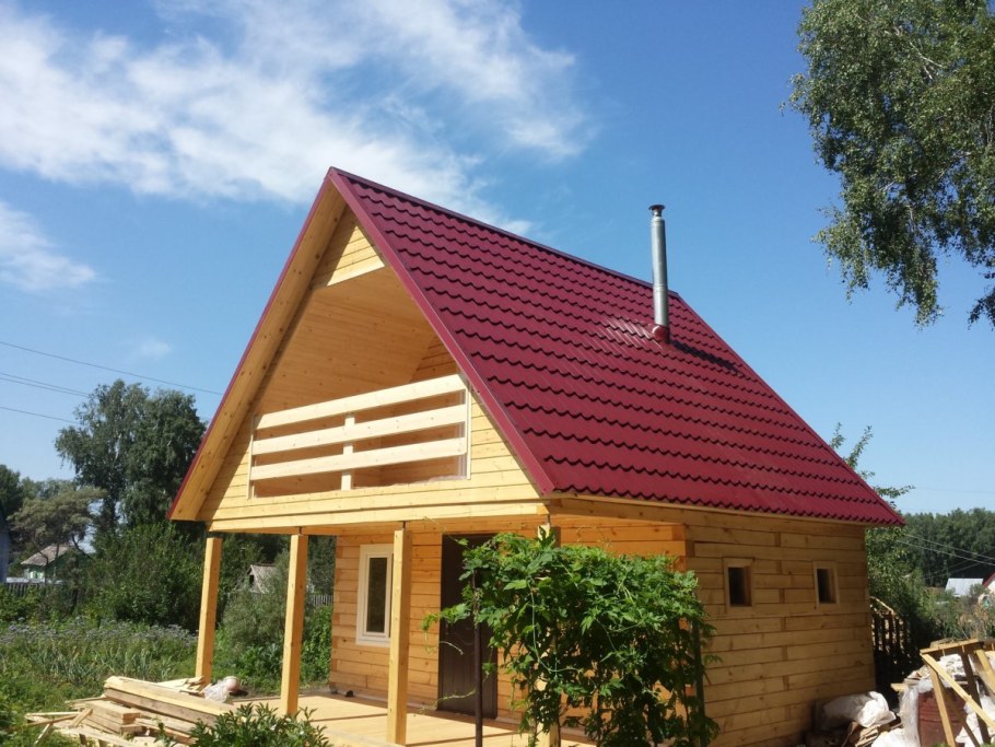 Крыша для бани