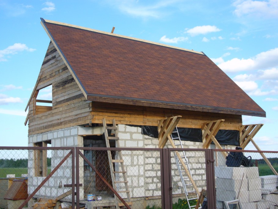 Кровля на даче