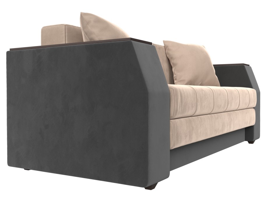 Диван Атлант экокожа черный