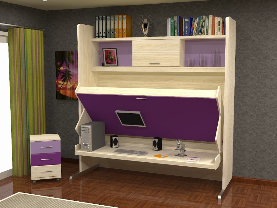 Кровать со столом