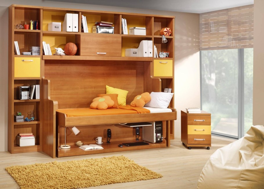 Кровать стенка трансформер стол Мерфи