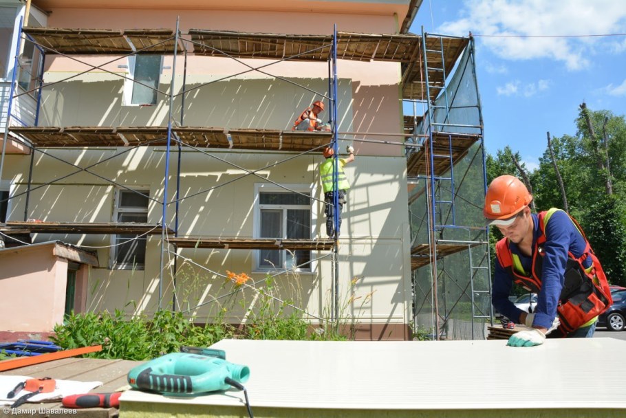 Реконструкция фасада здания