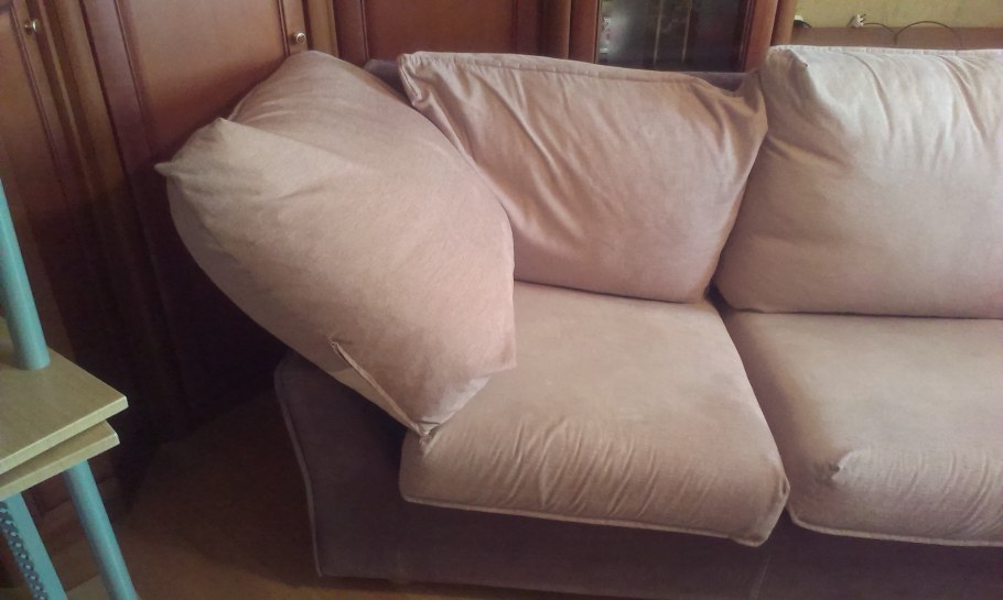 Диван с наполнителем пух перо