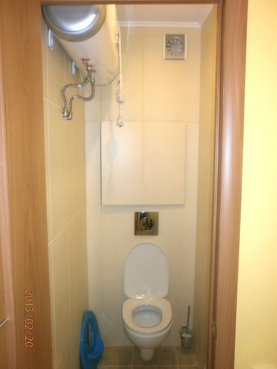 Водонагреватель в туалете