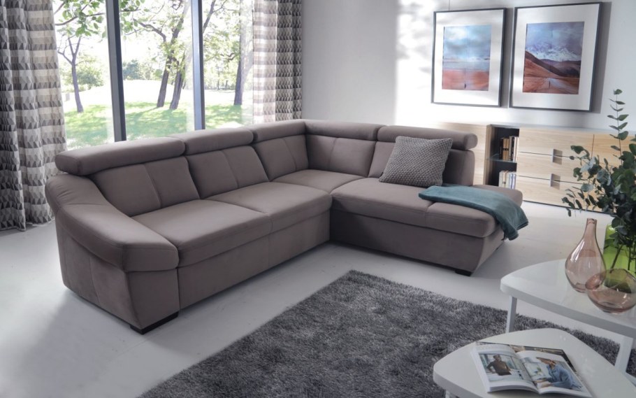 Длинный угловой диван