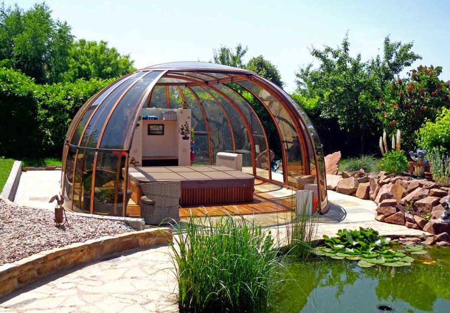 Подсветка беседки