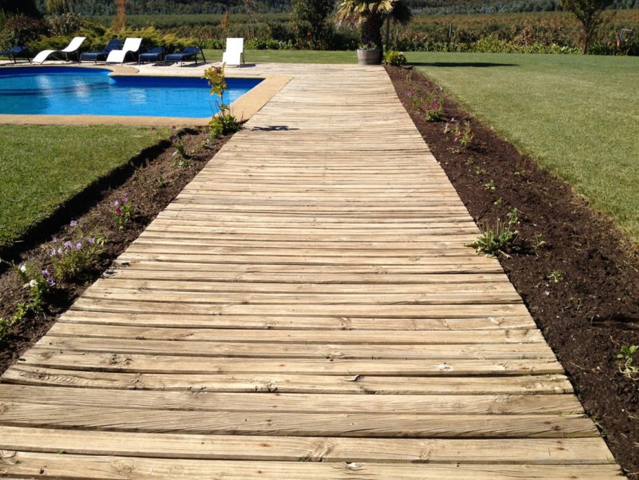 Деревянный настил