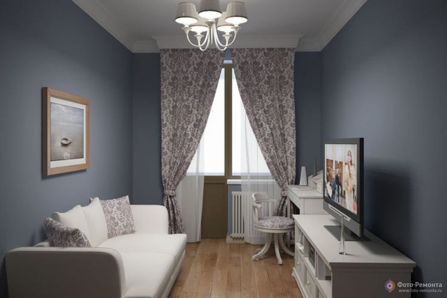 Комната для гостей с диваном