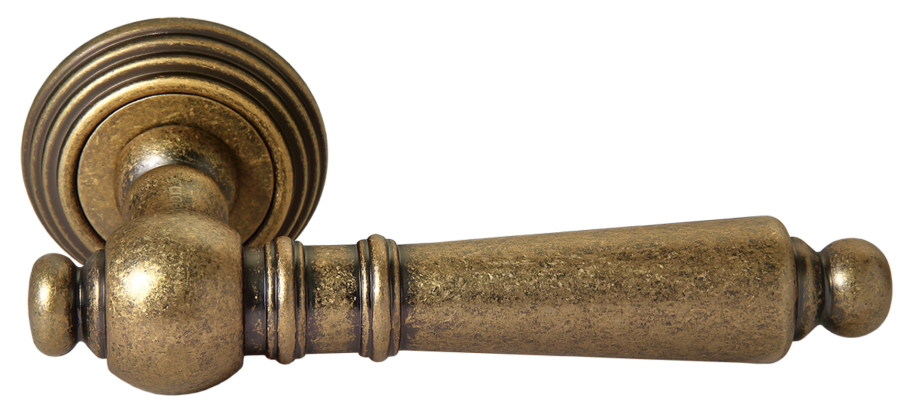 Дверные ручки RUCETTI Rap-Classic-l 8 OMB цвет - Старая античная бронза