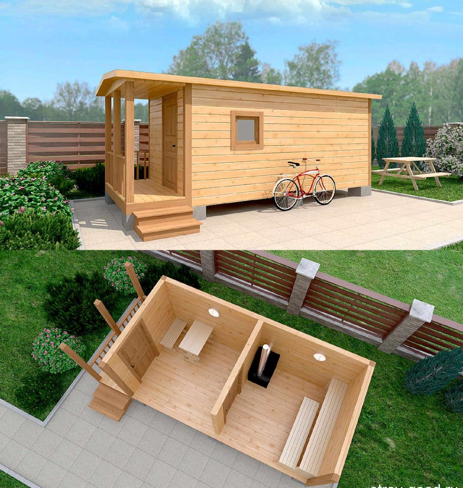 Баня на даче