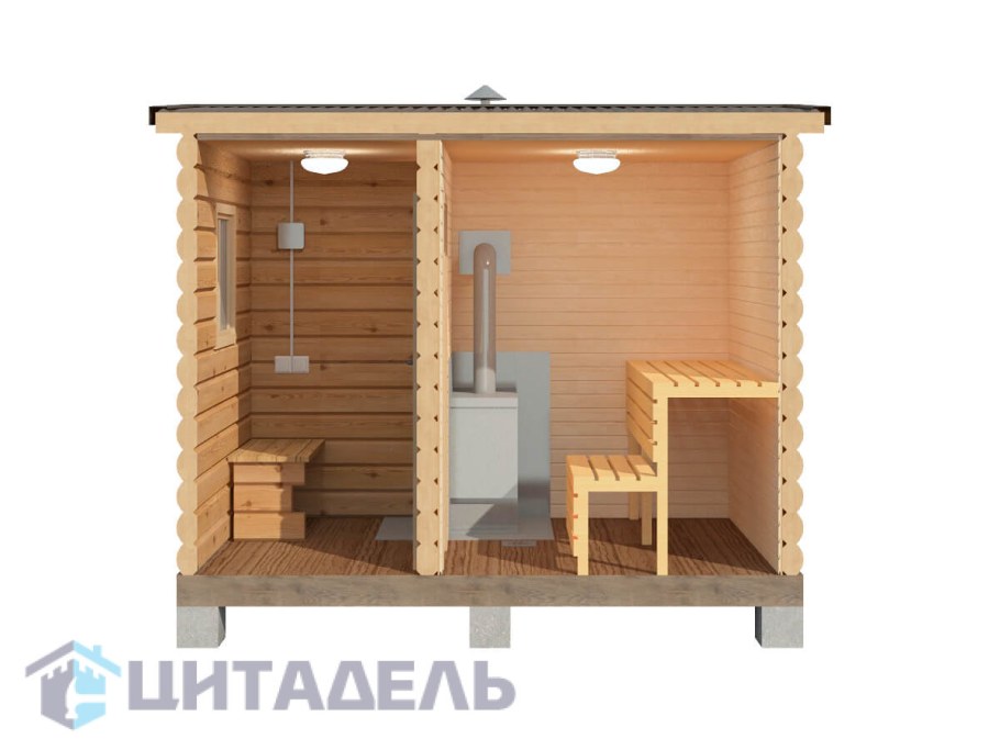 Баня 3 на 5 из бруса