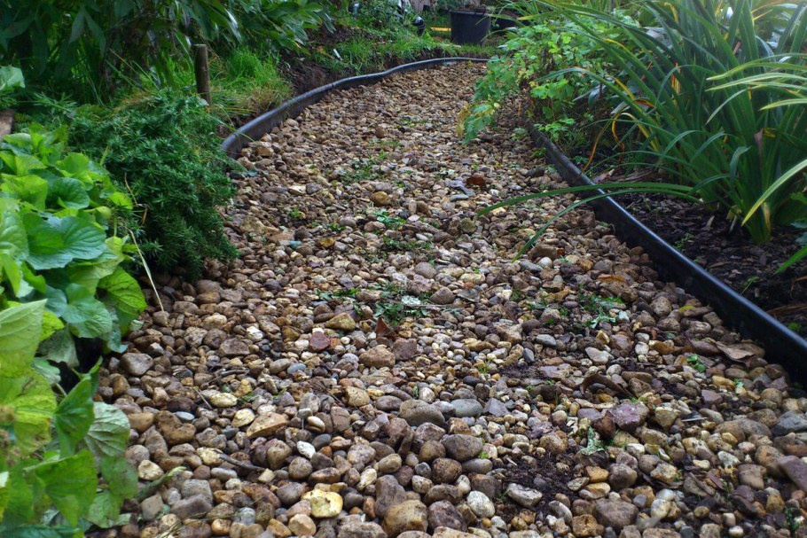 Садовые дорожки из щебня