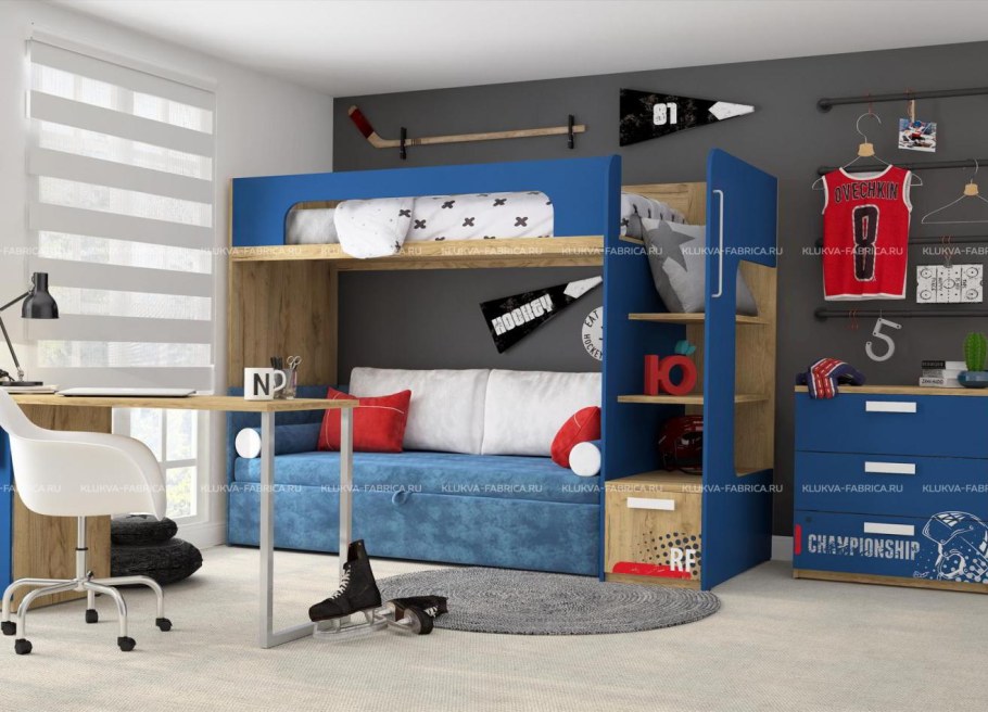 Диван Джуниор клюква