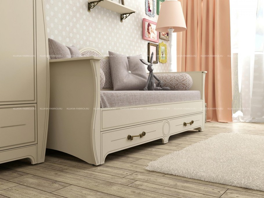 Кровать чердак клюква Джуниор