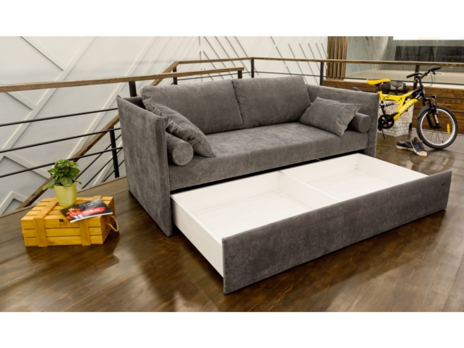 Кровать чердак клюква Джуниор