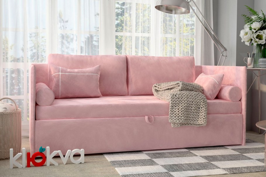 Кровать Элегант клюква