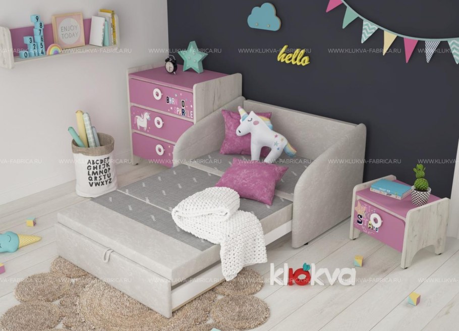 Диван смарт клюква