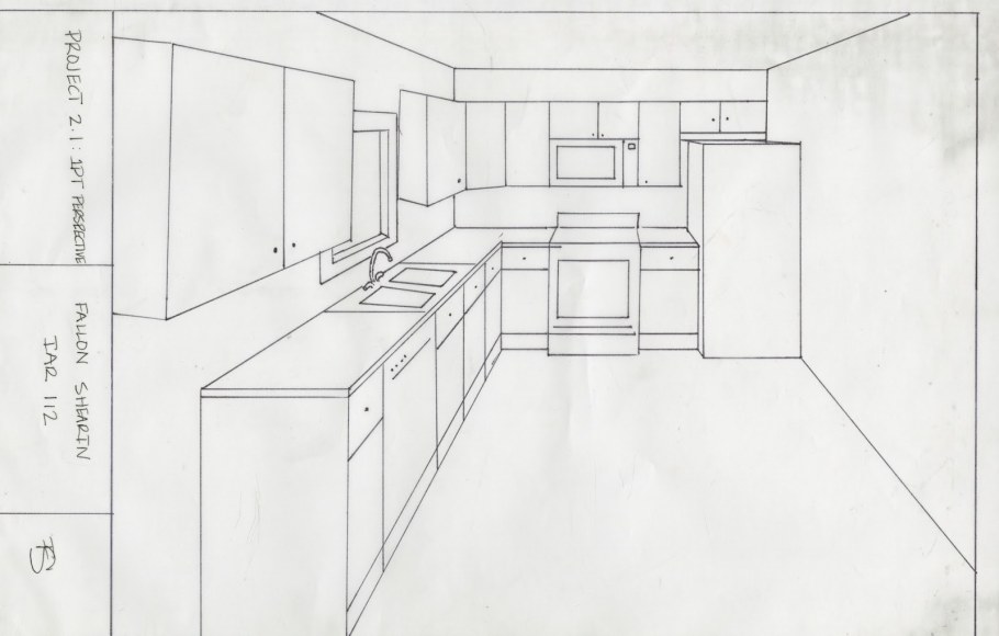 Отделка кухни эскиз