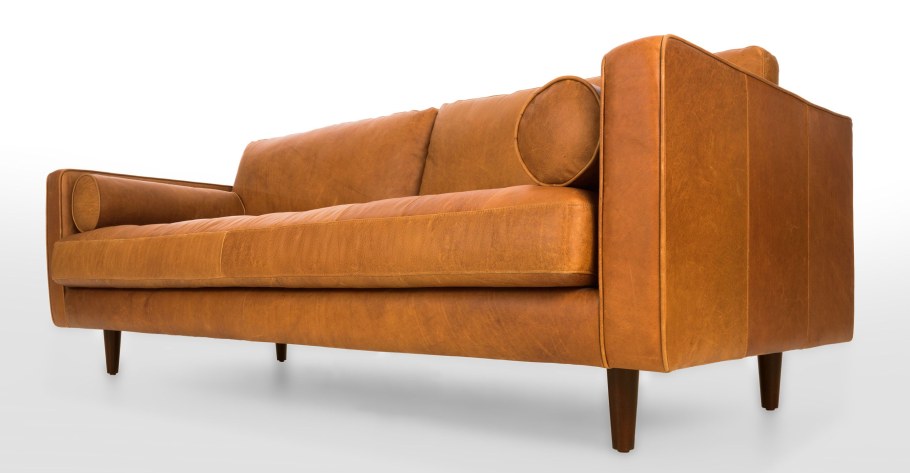 Коричневые диваны МИД сенчури