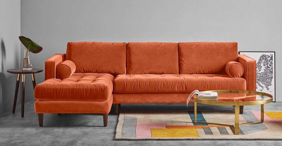 Диван 2-х местный оранж.Orange 2 категории