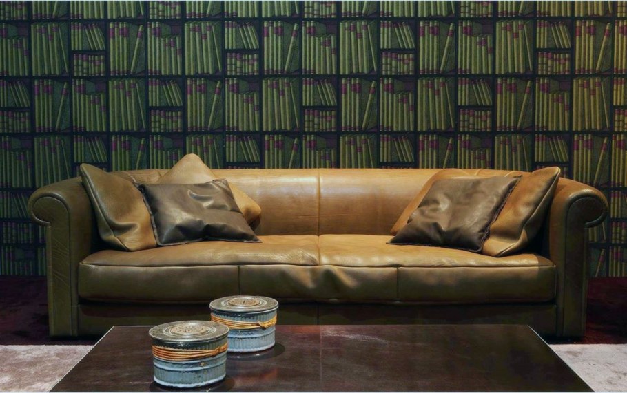 Baxter диван кожаный