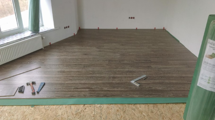 Подложка под ОСП на пол