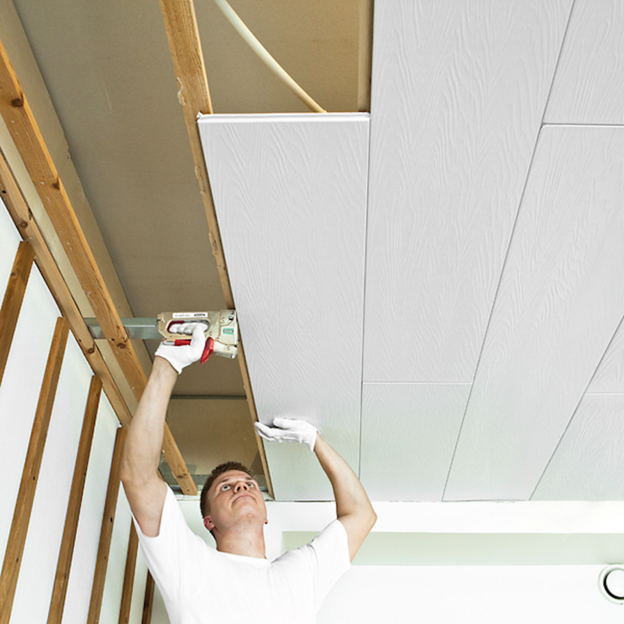 Обрешётка на потолок под пластиковые панели