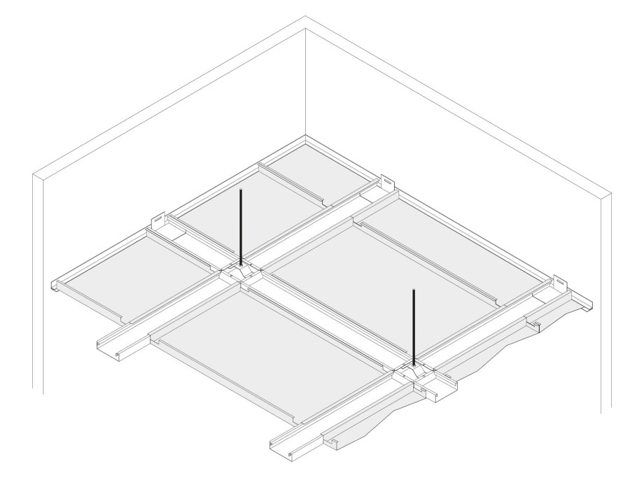 Каркас для пластикового потолка