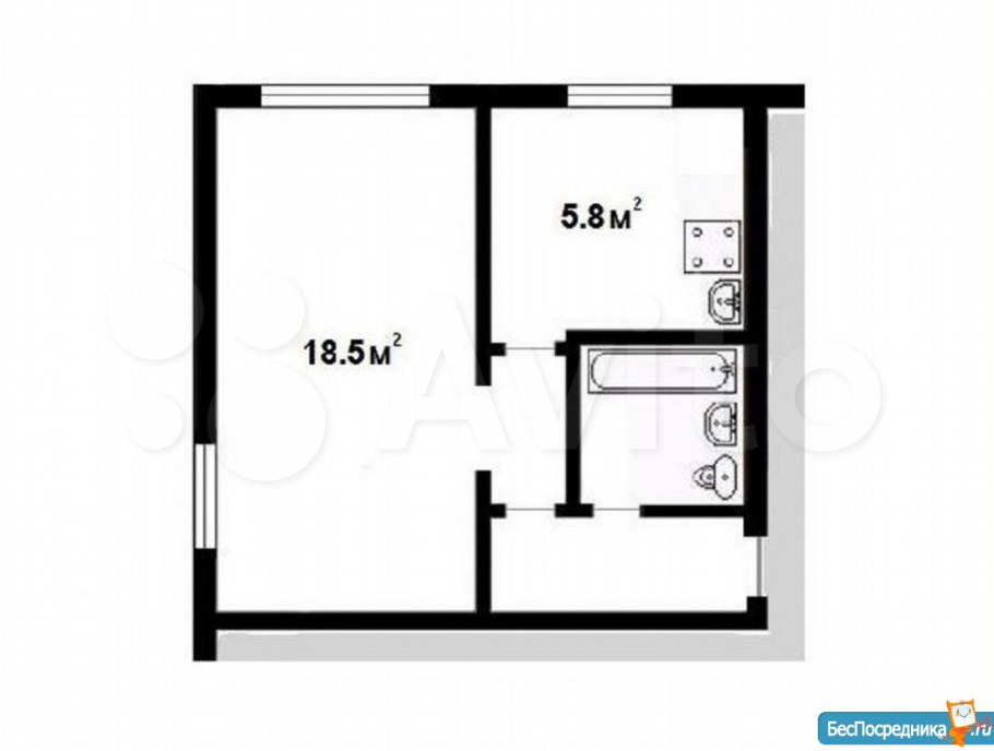 Планировка однокомнатной хрущевки 31 кв м