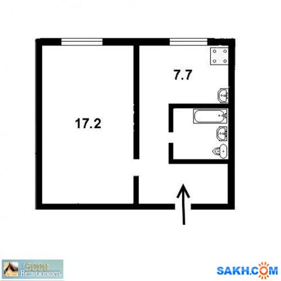 Планировка хрущевки 1 к кв