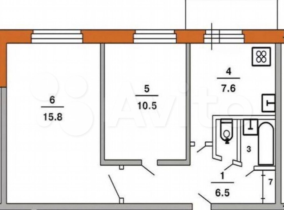 467 Серия планировка 2 комнатная Ижевск