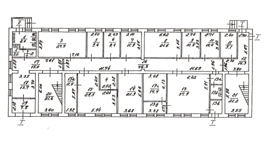 БТИ план Первомайская 43