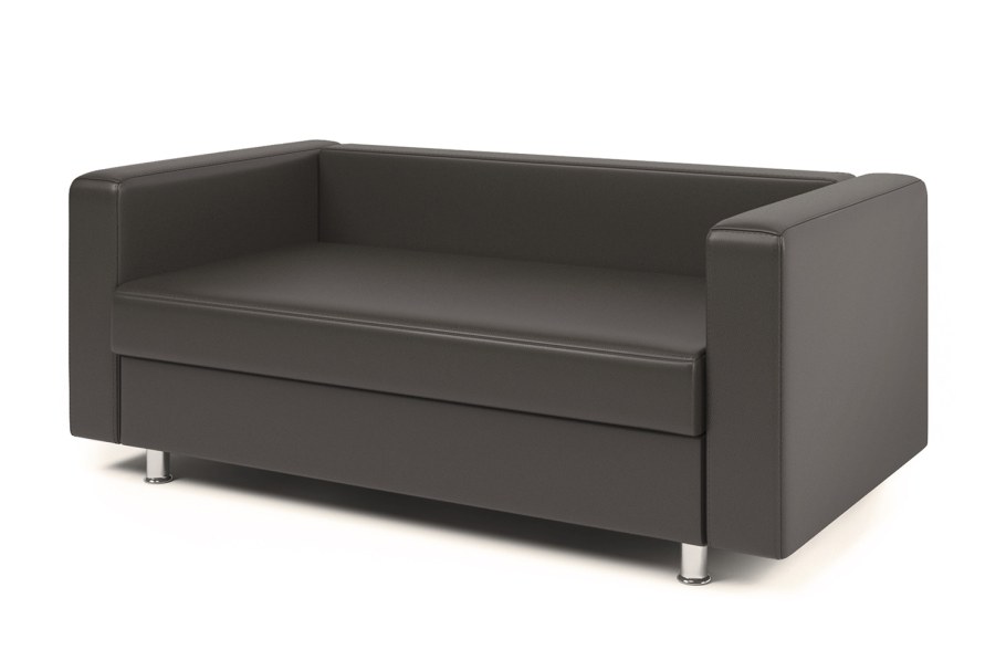 Диван офисный 3-х местный бит иск кожа